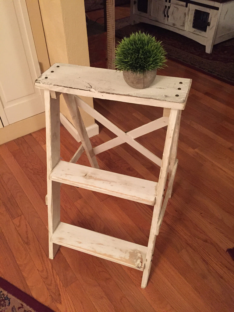 The making of a Step Ladder --custom order