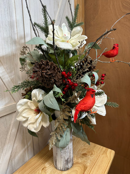 Christmas Cemetery Arrangement