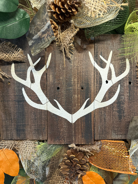 Deer Rack Wreath