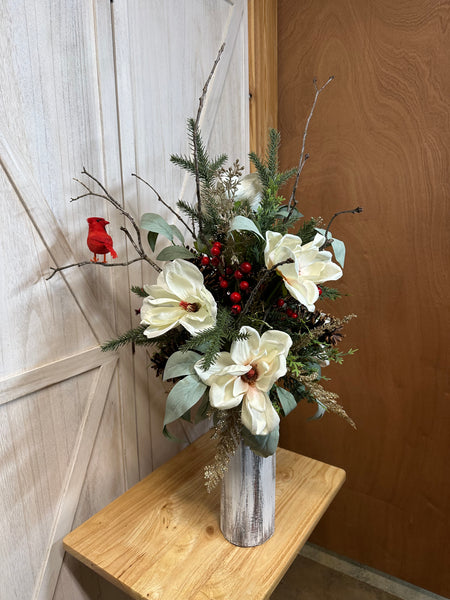 Christmas Cemetery Arrangement