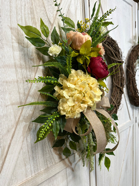 Peonies & Hydrangeas Wreath