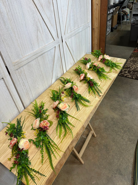 Peony & Ranunculus - petite swag