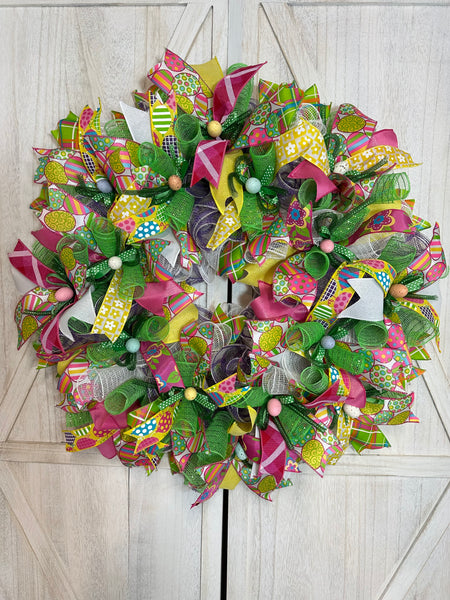 Easter Egg Wreath