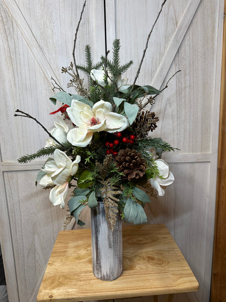 Christmas Cemetery Arrangement