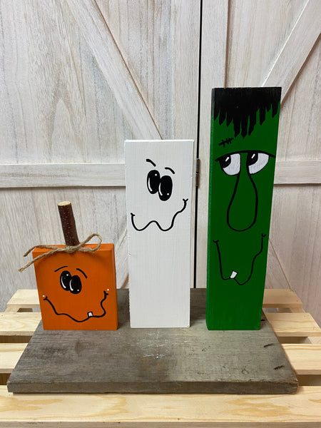 Wooden Shelf Sitters - Fall Characters (large)