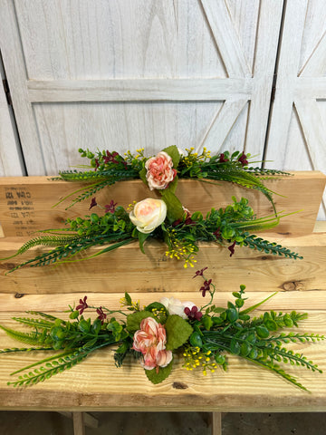 Peony & Ranunculus - petite swag