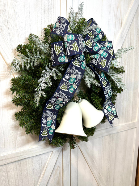 Snow Time Bells Wreath