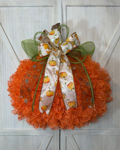 Pumpkin Shaped Wreath