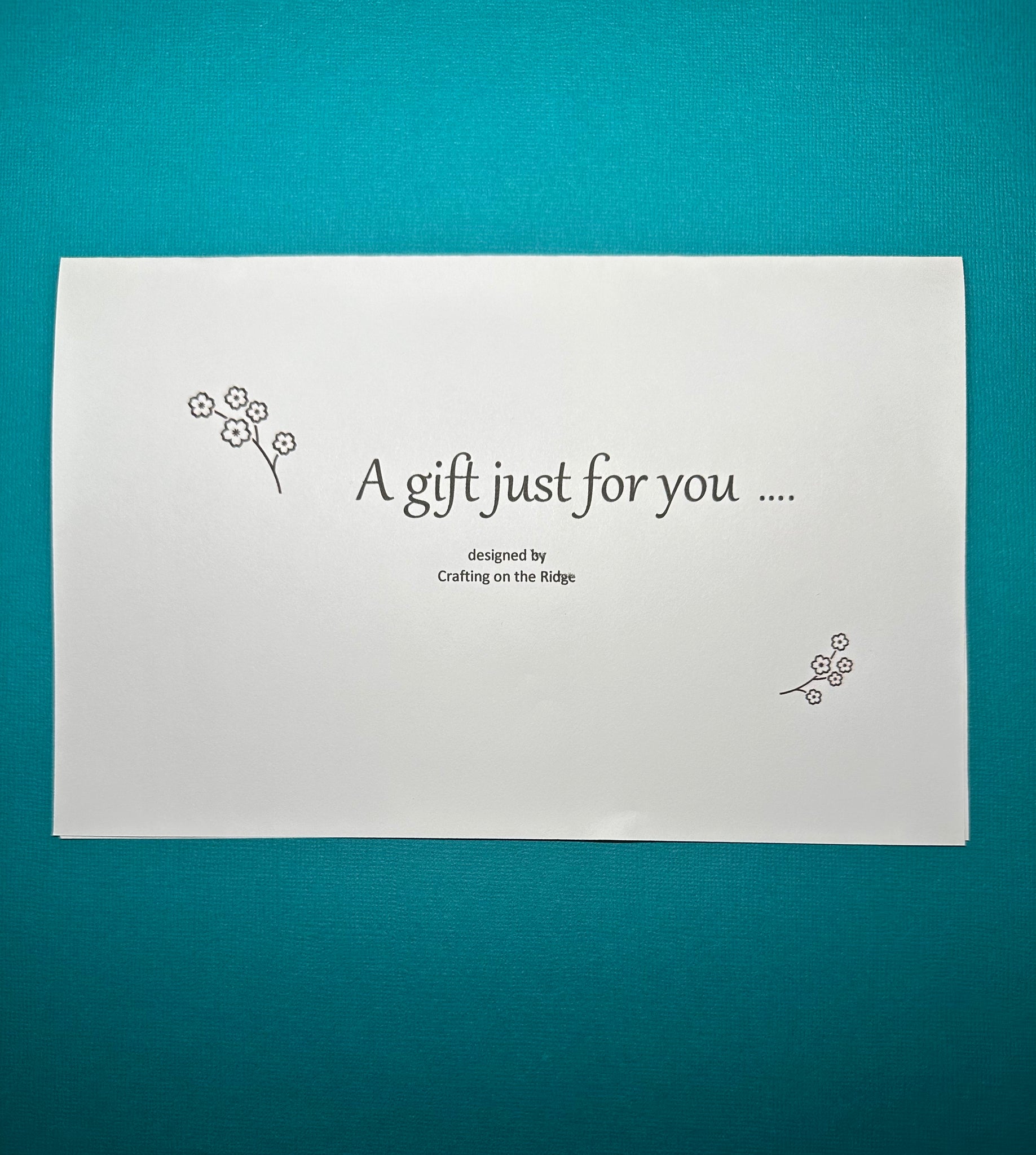Contoh Gift Note