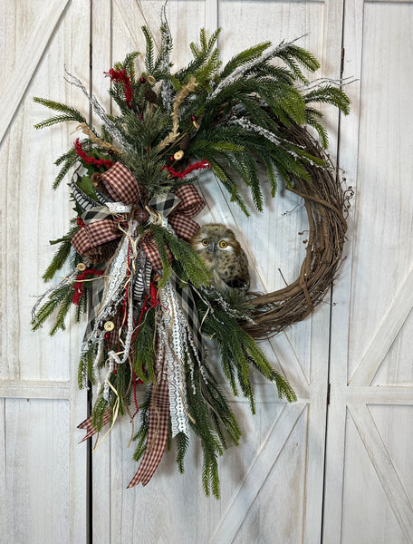 Owl Wreath
