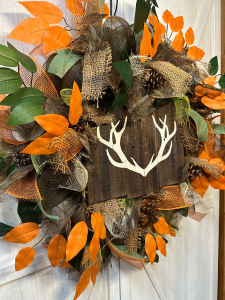 Deer Rack Wreath