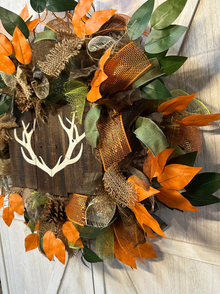 Deer Rack Wreath