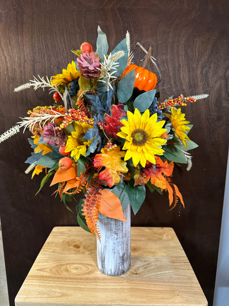 Fall Cemetery Arrangement