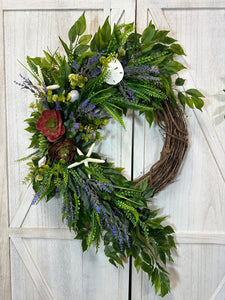 Starfish & Sand Dollar Wreath