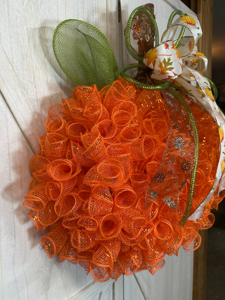 Pumpkin Shaped Wreath