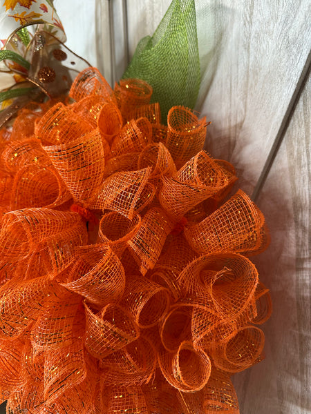 Pumpkin Shaped Wreath