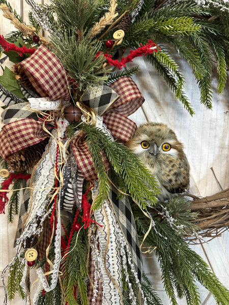 Owl Wreath