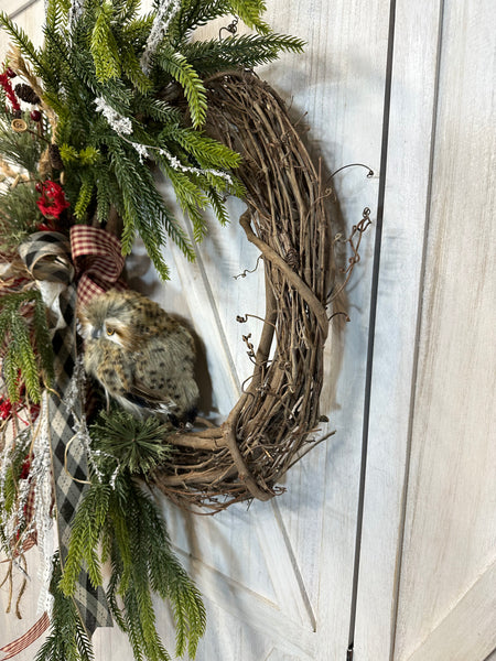 Owl Wreath