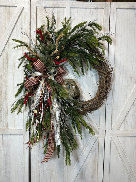 Owl Wreath