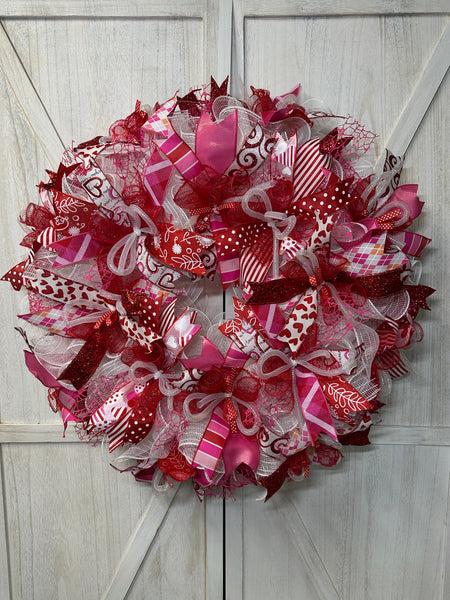 Valentine's or Mother's Day Wreath
