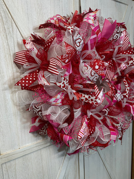 Valentine's or Mother's Day Wreath