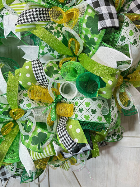 St Patrick's Day Wreath