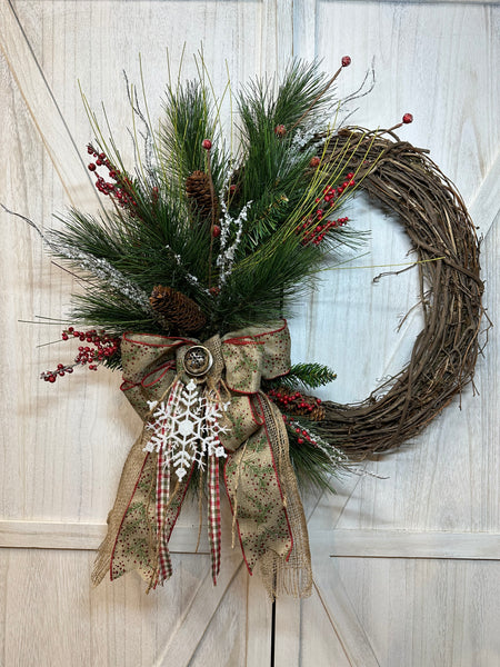 Glitter Berry Winter Wreath