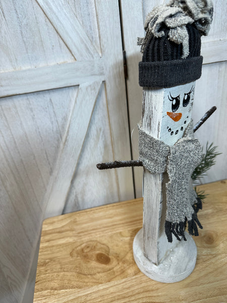 Snowman Wooden Decor