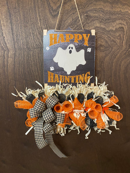 Welcome Fall & Halloween Wreath - Rail