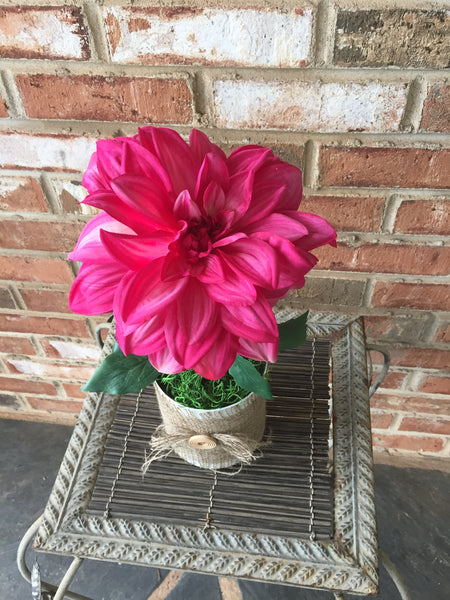 Pink Dahlia Floral Arrangement