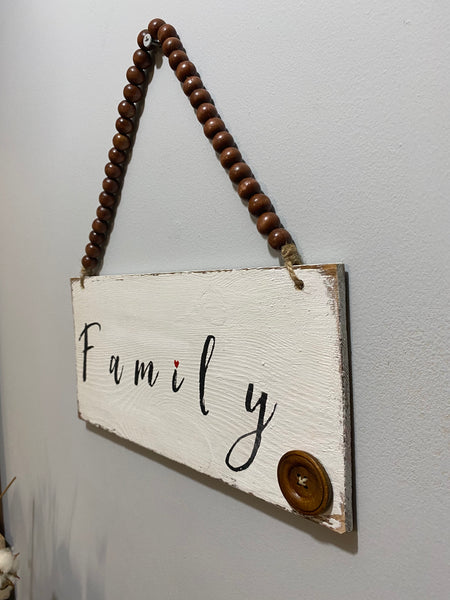 Rustic Family Sign