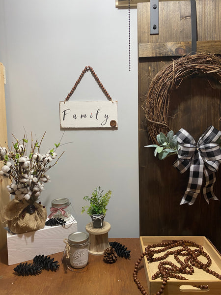 Rustic Family Sign