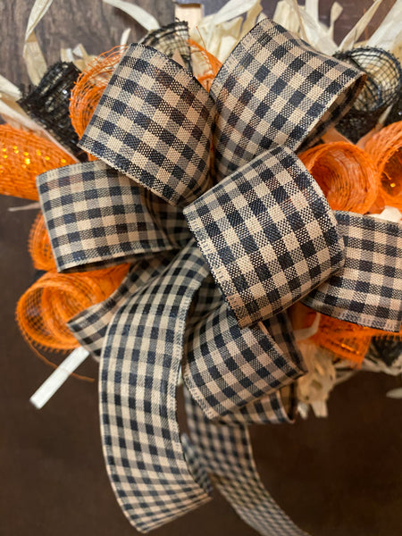 Welcome Fall & Halloween Wreath - Rail