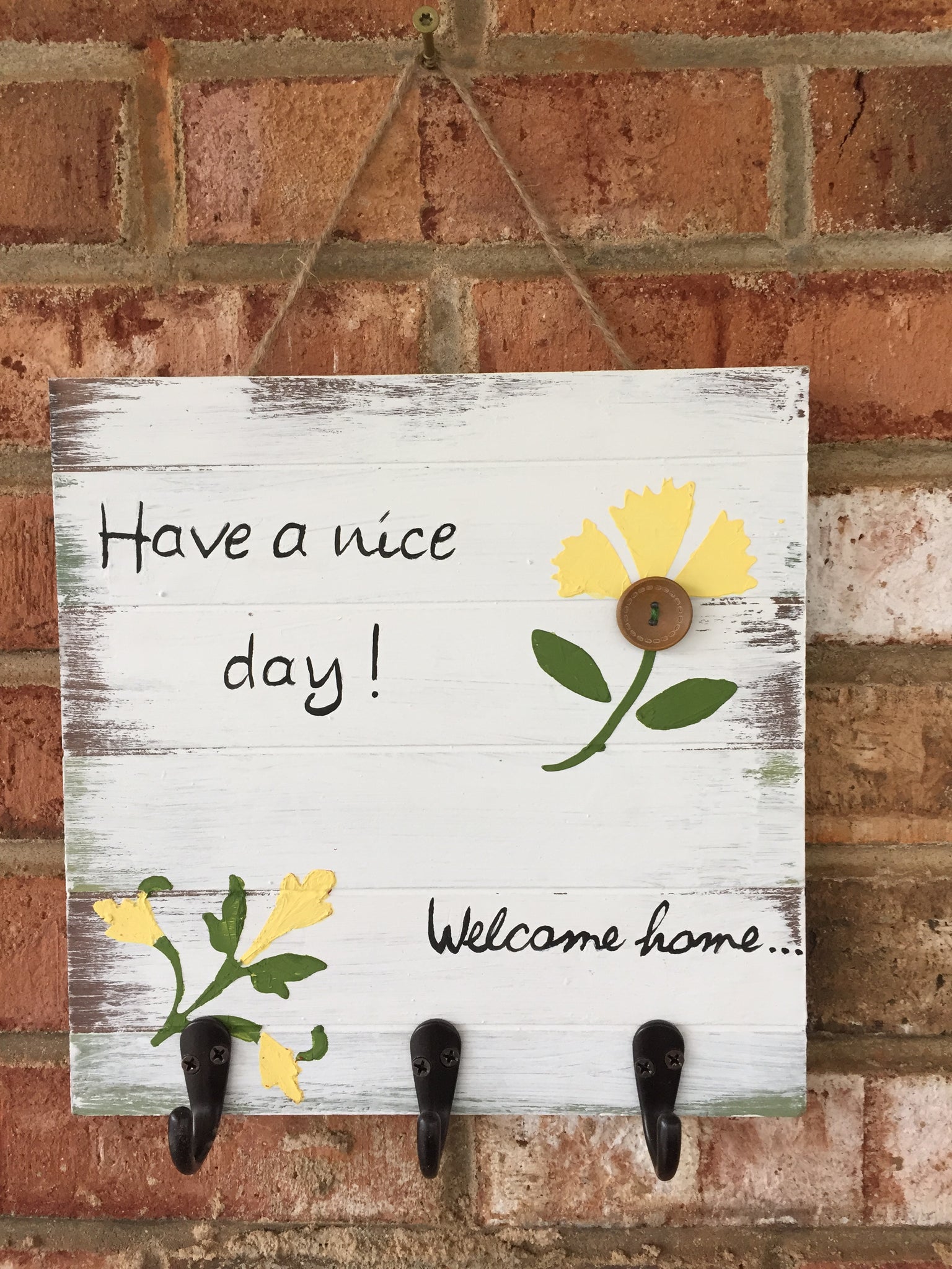 Nice Day and Welcome Sign