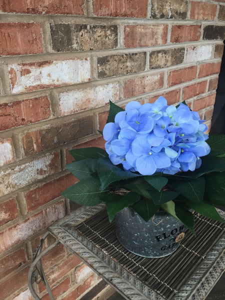 Blue Hydrangea Floral Arrangement