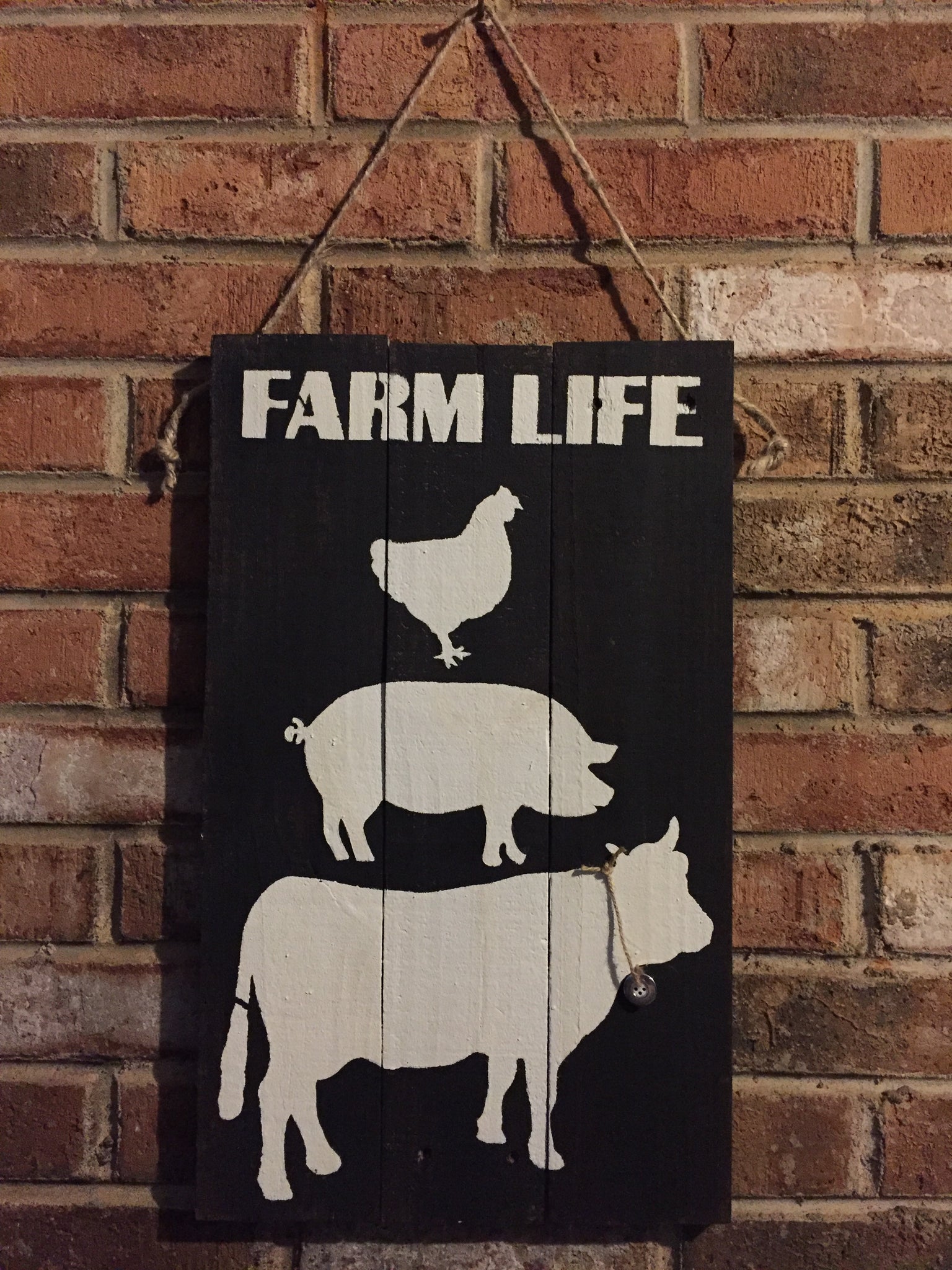 Farm Life  Wall Art Sign