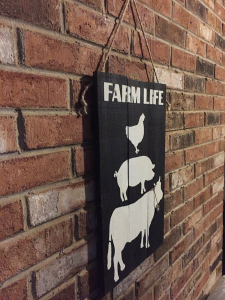 Farm Life  Wall Art Sign