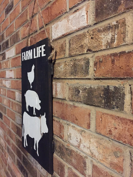 Farm Life  Wall Art Sign