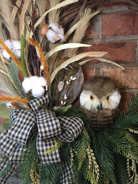 Owl Wreath