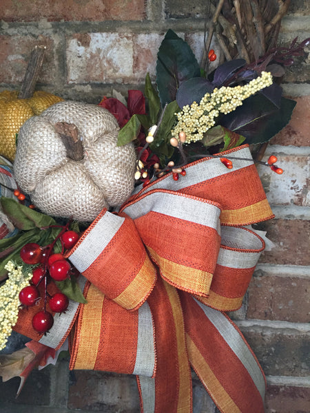 Fall Pumpkins Wreath