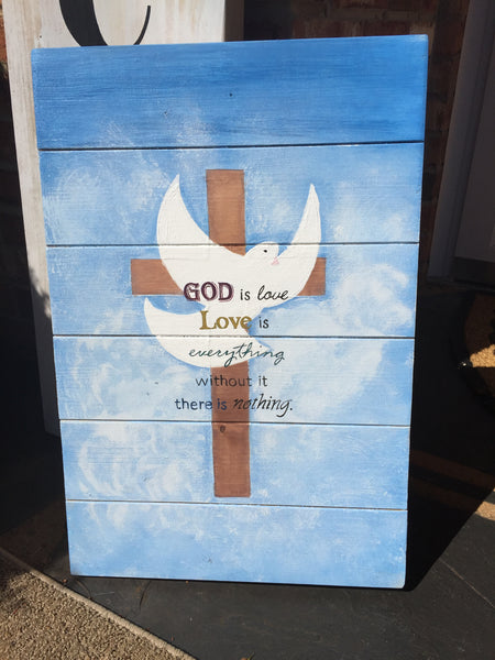 God is Love Sign