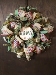 Go Army USA Wreath