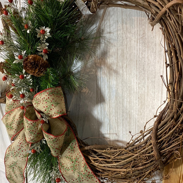 Glitter Berry Christmas Wreath