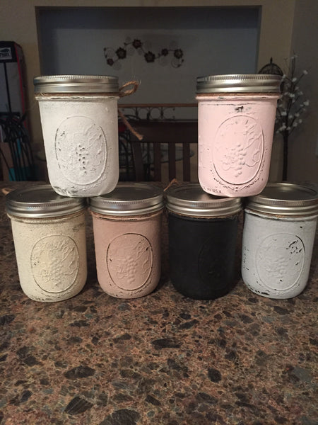 Painted Mason Jar - Pint