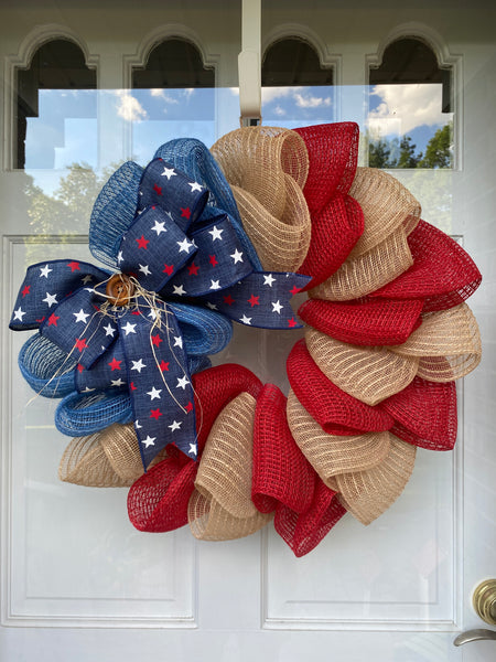 Patriotic Americana Wreath