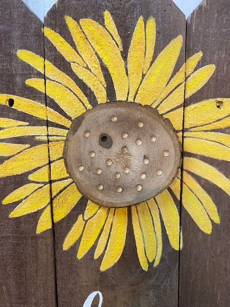 Sunflower Welcome Sign