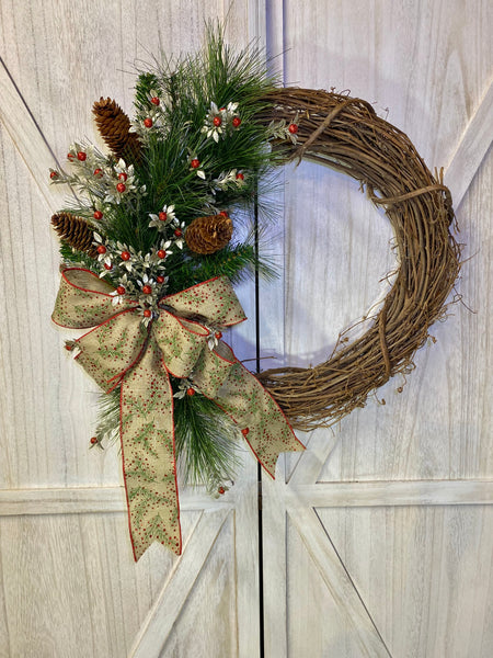 Glitter Berry Christmas Wreath