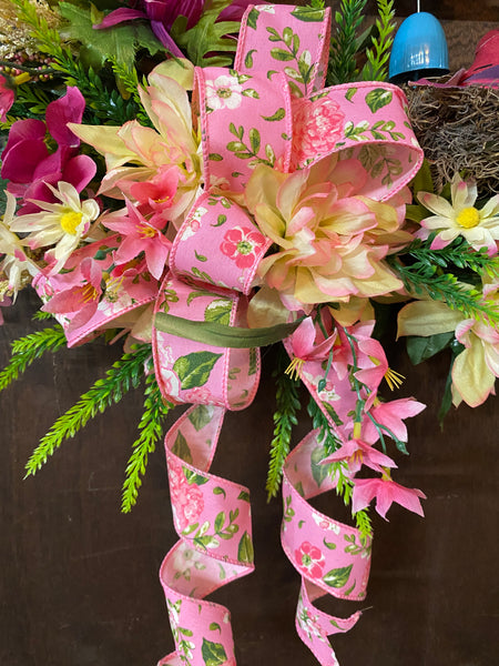 Simply Pink Spring Wreath