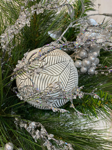 Iced Pine Winter Wreath