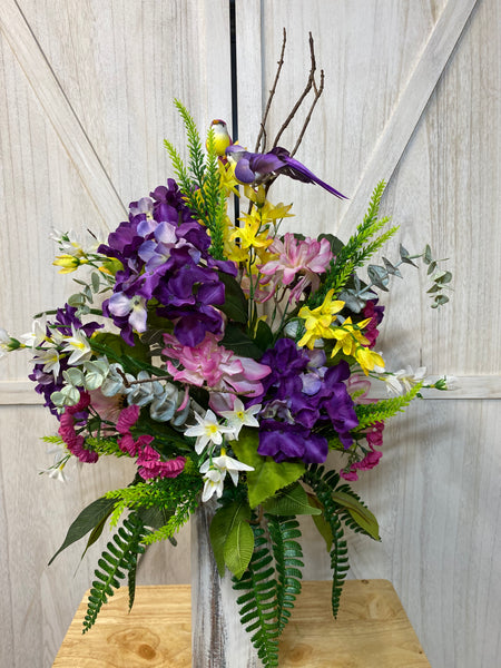 Spring & Summer Cemetery Arrangement